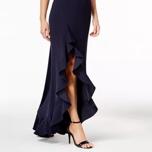 Calvin Klein Navy Gown